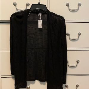 Maurices Black Airy, Lightweight Cardigan